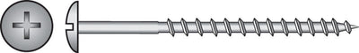 HILLMAN No. 10 X 2-1/2 in. L Phillips Black Phosphate Coarse Cabinet Screws