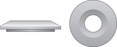 HILLMAN Zinc-Plated Steel 1/4 in. Bonded Neoprene Washer