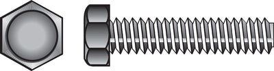 HILLMAN 5/16 in. D X 3 in. L Zinc Plated Steel Hex Tap Bolt 100 pk