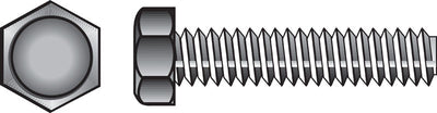 HILLMAN 5/16 in. D X 5 in. L Zinc Plated Steel Hex Tap Bolt 50 pk
