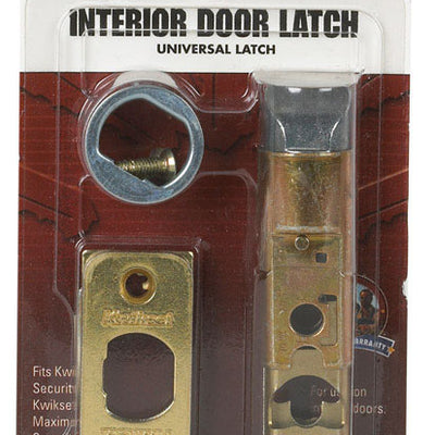 Kwikset Bright Brass Gold Steel Door Latch