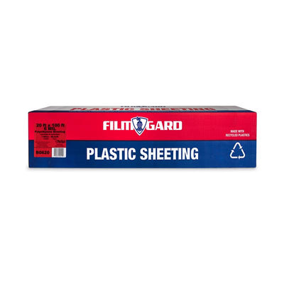Film-Gard Plastic Sheeting 6 mil X 20 ft. W X 100 ft. L Polyethylene Black