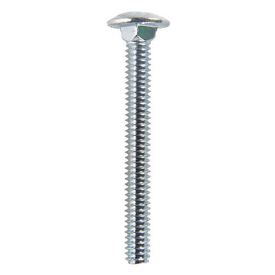 HILLMAN 1/4 in. X 2-1/4 in. L Zinc-Plated Steel Carriage Bolt