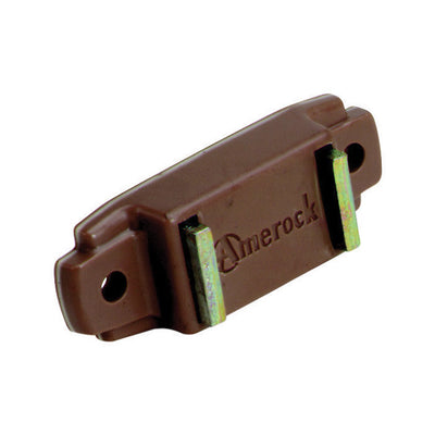 Amerock 3/4 in. W X 1-15/16 in. L Brown Plastic Magnetic Catch