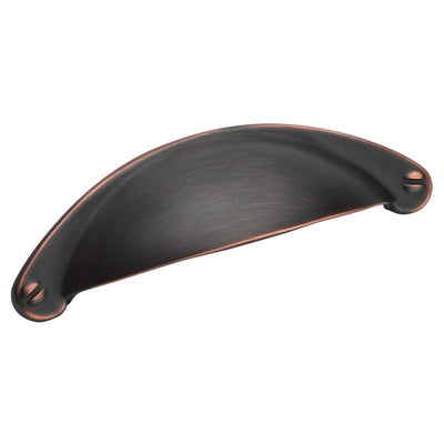 Amerock Traditional Cup Cabinet Cup Pull 2-1/2 in. Oil Rubbed Bronze Brown