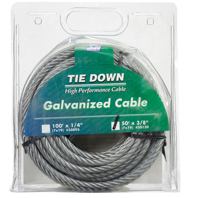 Tie Down Engineering 3/8 in. D X 50 ft. L Galvanized Steel Aircraft Cable