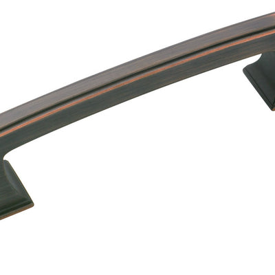 Amerock Traditional Arch Cabinet Pull 3-3/4 in. Oil Rubbed Bronze Brown