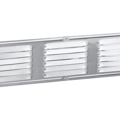 Air Vent 4 in. H X 16 in. L Mill Aluminum Undereave Vent
