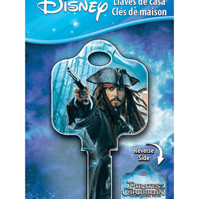 HILLMAN Disney Capt N Jack Sparrow House Key Blank 68 SC1 Double For Schlage Locks