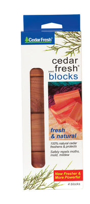 Household Essentials Cedar Fresh Natural Cedar Scent Odor Eliminator 2.75 in. Wood