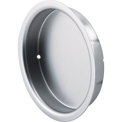 Prime-Line 2.13 in. L Satin Nickel Silver Steel Flush Mortise Finger Pull