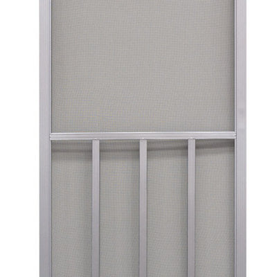 Precision 79-3/4 in. H X 31-1/4 in. W Promo Gray Steel Screen Door
