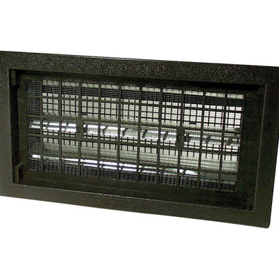 Air Vent 9.5 in. H X 17.1 in. W Black Plastic Automatic Foundation Vent