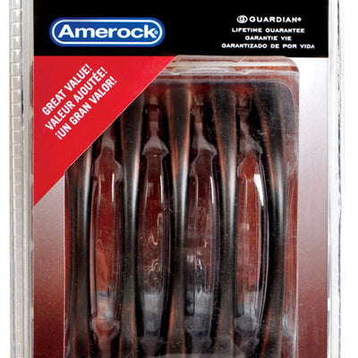 Amerock Contemporary Arch Cabinet Pull 3-3/4 in. Oil Rubbed Bronze Brown 10 pk