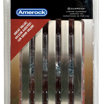 Amerock Contemporary Arch Cabinet Pull 3 in. Satin Nickel Silver 10 pk