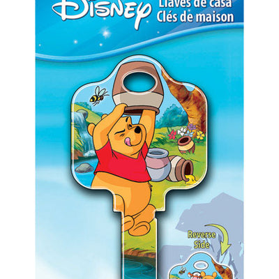 HILLMAN Disney Winnie The Pooh House Key Blank 68 SC1 Single For Schlage Locks