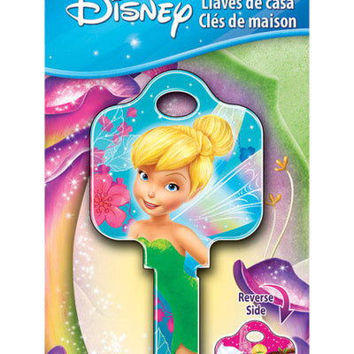 HILLMAN Disney Tinkerbell Fairy and Friends House Key Blank 68 SC1 Single For Schlage Locks