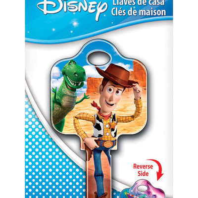 HILLMAN Disney Buzz/Woody House Key Blank 68 SC1 Single For Schlage Locks
