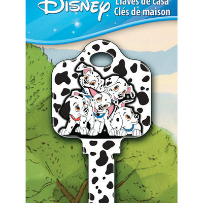 HILLMAN Disney 101 Dalmatians House Key Blank 68 SC1 Single For Schlage Locks