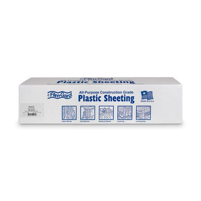 Film-Gard Plastic Sheeting 4 mil X 20 ft. W X 50 ft. L Polyethylene Black