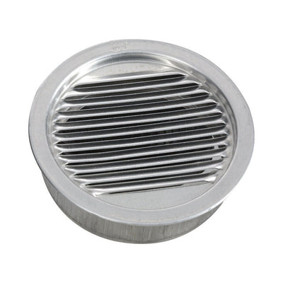 Air Vent 4 in. W X 4 in. L Mill Silver Aluminum Mini Louver