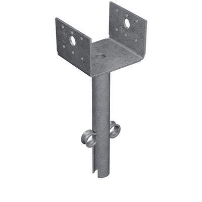 Simpson Strong-Tie 10.31 in. H X 3.56 in. W 12 Ga. Steel Elevated Post Base