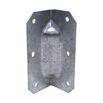 Simpson Strong-Tie 1.3 in. W X 3.3 in. L Galvanized Steel Gusset Angle