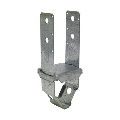 Simpson Strong-Tie ZMax 6.25 in. H X 3.56 in. W 12, 14 Ga. Galvanized Steel Post Base