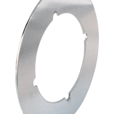 Prime-Line Chrome Silver Steel Lock Back Plate 2 pk