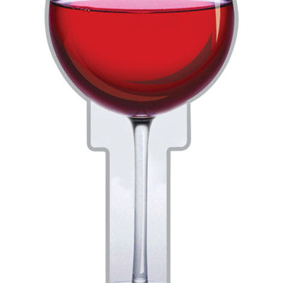 Lucky Line Key Shapes Red Wine House Key Blank SC1 Single For Schlage