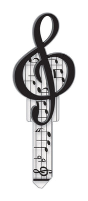 Lucky Line Key Shapes Music House Key Blank SC1 Single For Schlage