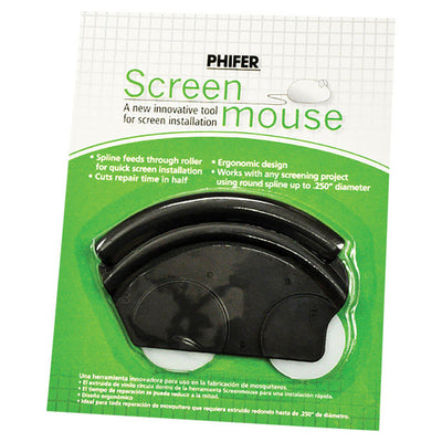 Phifer Wire Screen Mouse Black Plastic 1 in. W X 0 in. L Screen Roller Tool