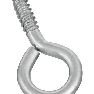National Hardware 0.30 in. D X 2-7/8 in. L Zinc-Plated Steel Screw Eye 150 lb. cap.