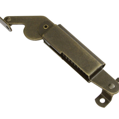 National Hardware Antique Brass Steel Right Hand Mount Spring Lid Support 5.5 in.
