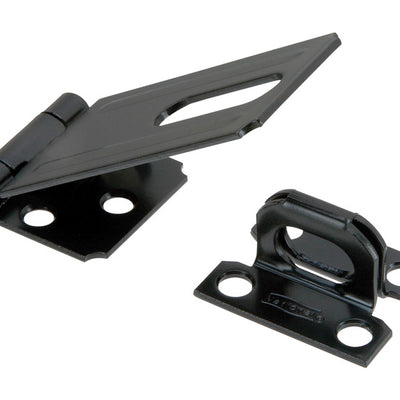 National Hardware Black Steel 3-1/4 in. L Safety Hasp