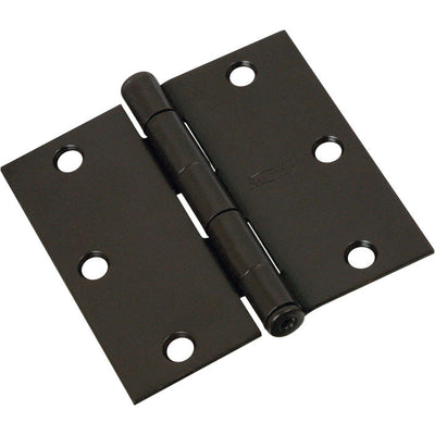 National Hardware 3-1/2 in. L Oil Rubbed Bronze Door Hinge