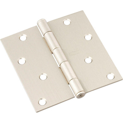 National Hardware 4 in. L Satin Nickel Door Hinge