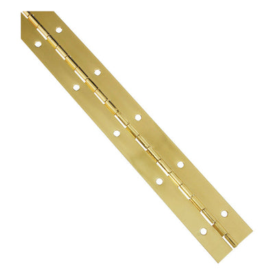 National Hardware 12 in. L Brass-Plated Continuous Hinge