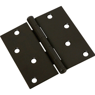 National Hardware 4 in. L Oil Rubbed Bronze Door Hinge