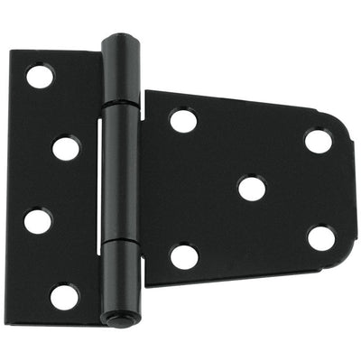 National Hardware 3.5 in. L Black Steel Extra Heavy Gate Hinge