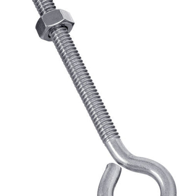 National Hardware 1/4 in. X 4 in. L Stainless Stainless Steel Eyebolt Nut Included