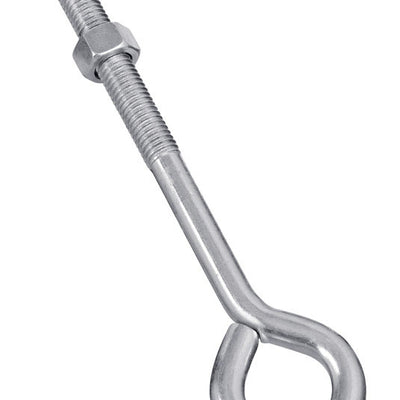 National Hardware 1/2 in. X 8 in. L Zinc-Plated Steel Eyebolt Nut Included