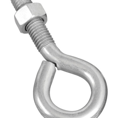 National Hardware 1/2 in. X 4 in. L Zinc-Plated Steel Eyebolt Nut Included