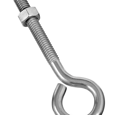 National Hardware 5/16 in. X 4 in. L Stainless Stainless Steel Eyebolt Nut Included