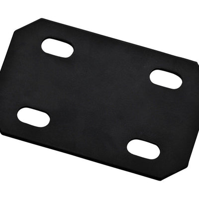 National Hardware 4.7 in. H X 3 in. W X 0.125 in. D Black Carbon Steel Flat Mending Plate