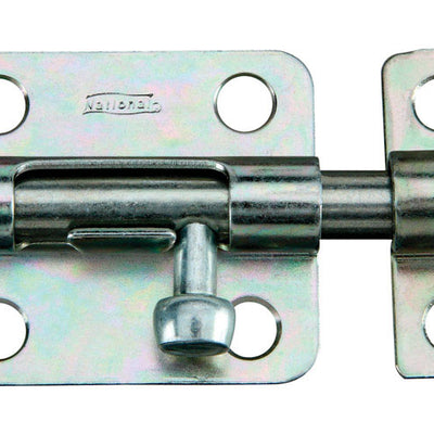 National Hardware 2-1/2 in. L Zinc-Plated Steel Barrel Bolt