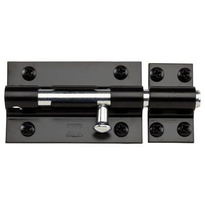 National Hardware 5 in. L Black Steel Heavy Duty Barrel Bolt