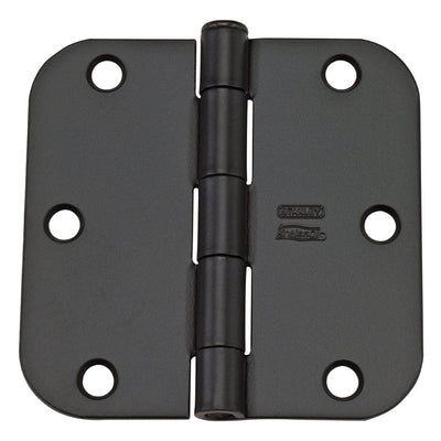 National Hardware 3-1/2 in. L Oil Rubbed Bronze Door Hinge 12 pk