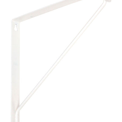 National Hardware White Steel Shelf Bracket 10.87 in. L 150 lb