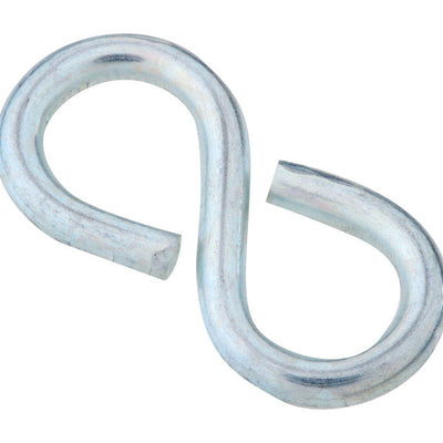 National Hardware Zinc-Plated Silver Steel 1-1/4 in. L Closed S-Hook